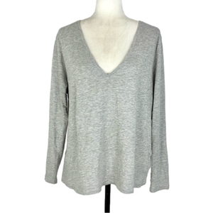 H&M grey long-sleeved t-shirt